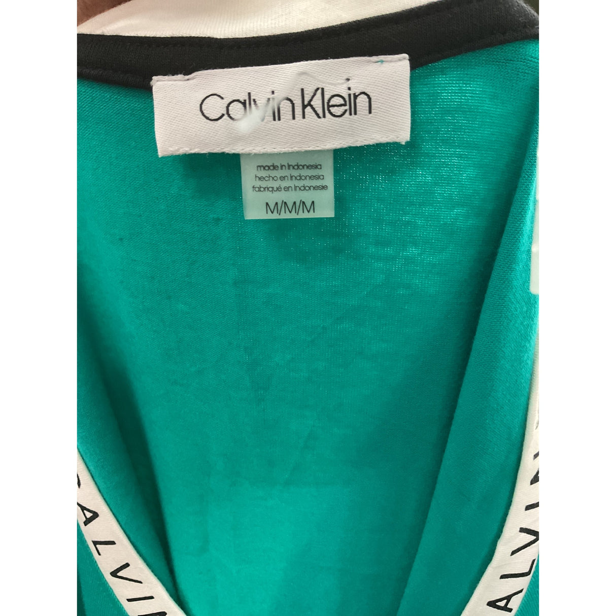 Calvin Klein Green Midi Sheath Dress - Size M