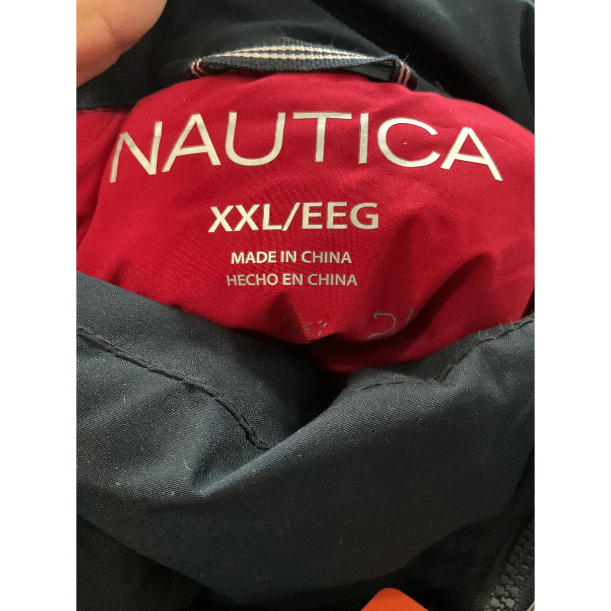 Nautica Blue Quilted Jacket 2XL