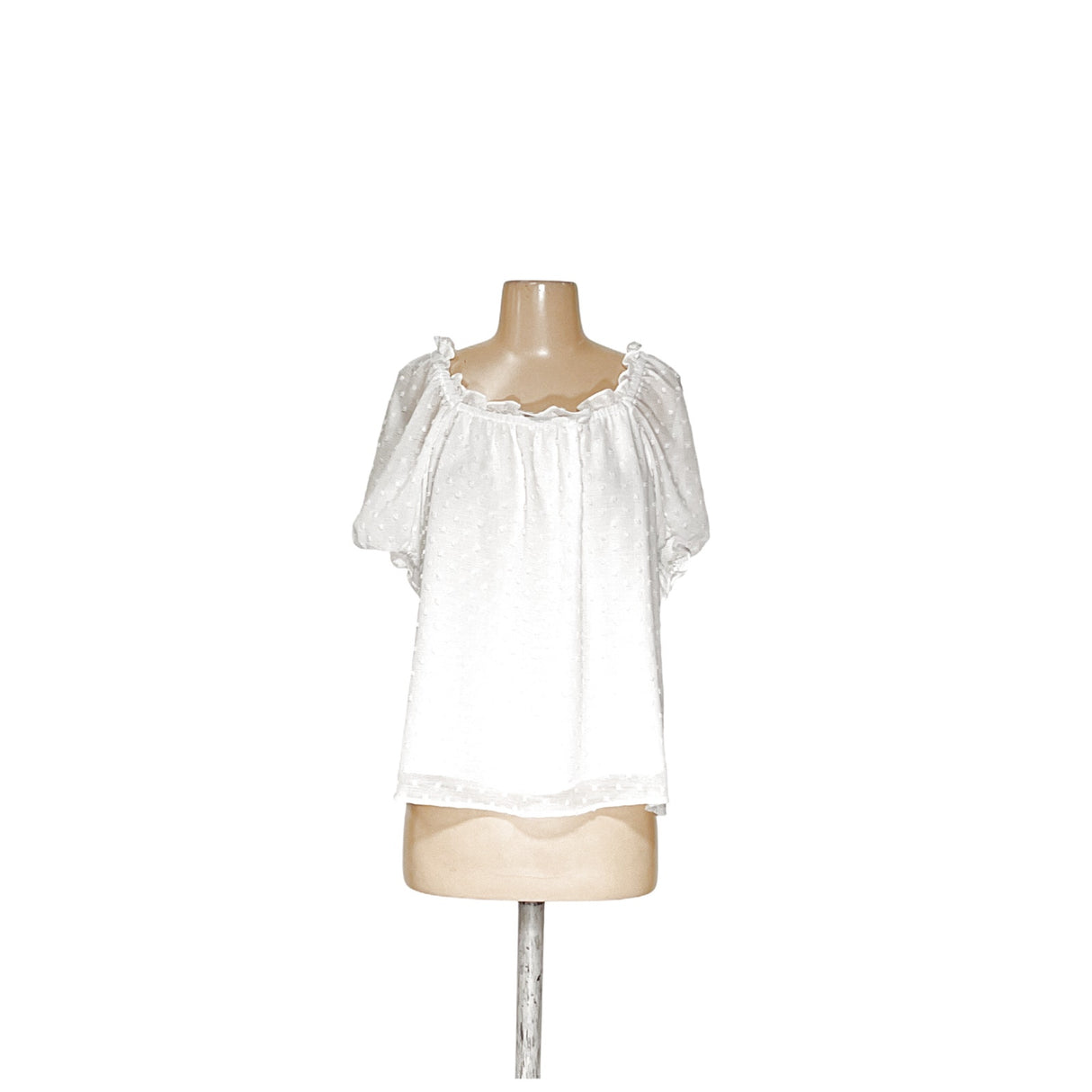 CeCe White Blouse - Women's M