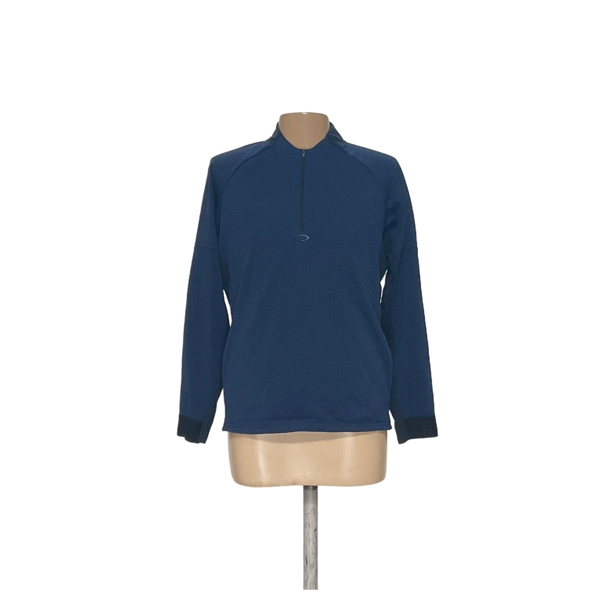 Oakley Blue Henley Sweatshirt - Men's L