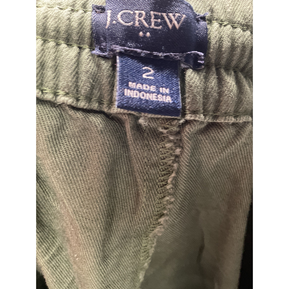 J. CREW Women's Green Jogger Pants, Size 2