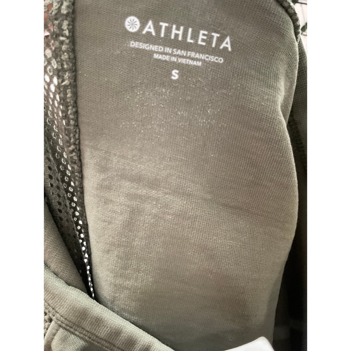 Athleta Green Polyester Blouse