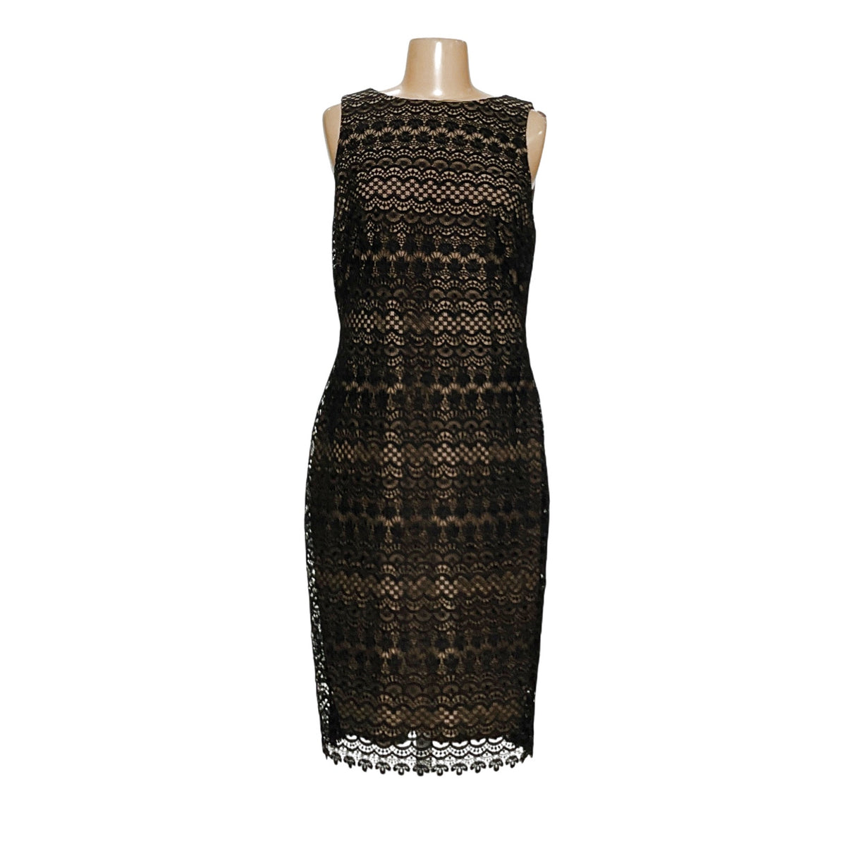 Lauren Ralph Lauren Black Lace Sheath Dress