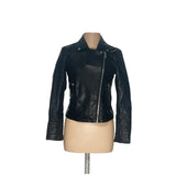 Bagatelle Women's Black Motorcycle Jacket in Size S