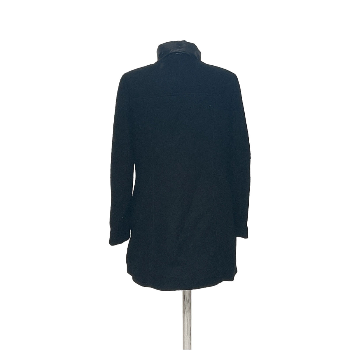 Calvin Klein Black Wool Overcoat L