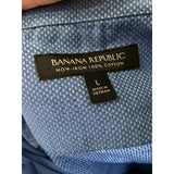 Banana Republic Blue Dress Shirt - Men's L