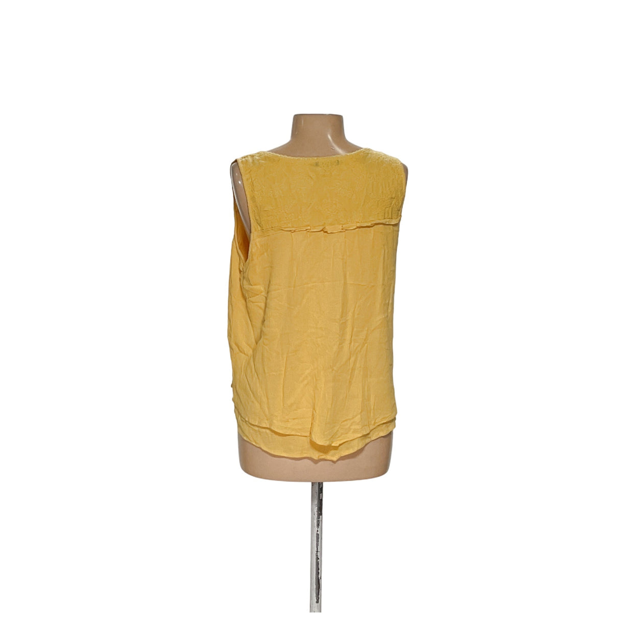 Democracy Yellow Rayon Blouse - Women's 1X