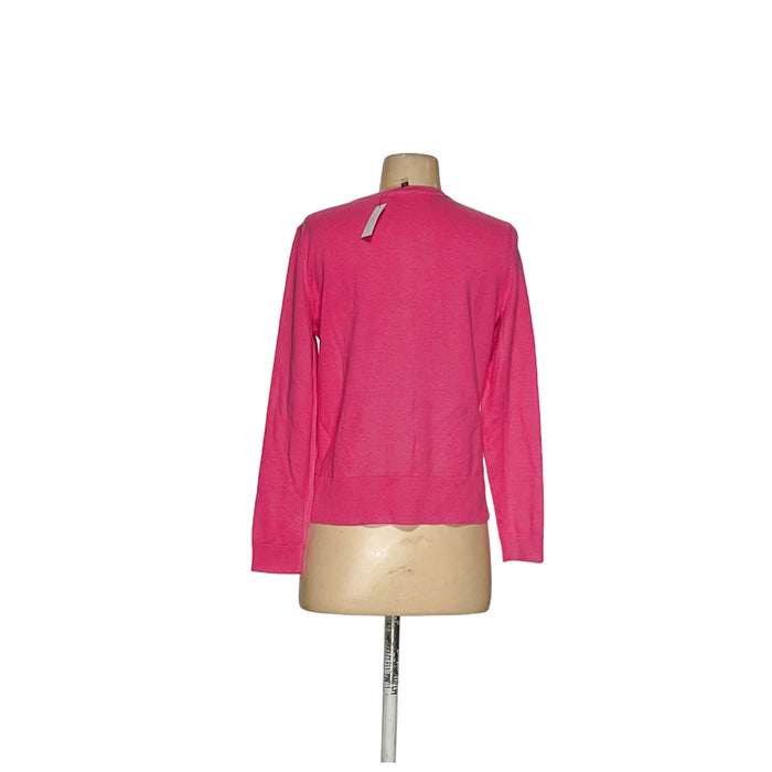 Talbots Pink Cotton Cardigan Sweater - Women's MP