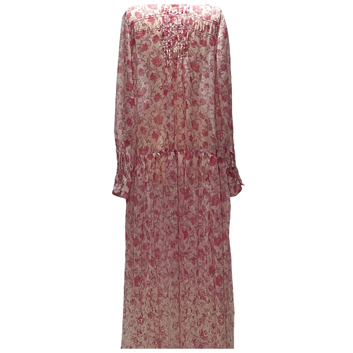 Free People Pink Maxi Dress - Size L