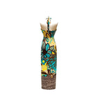 Nine West Yellow Maxi Dress - Size 10
