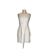 Banana Republic White Midi A-Line Dress 0p