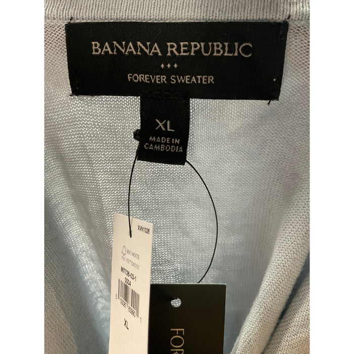 Banana Republic Blue Cotton Blouse XL