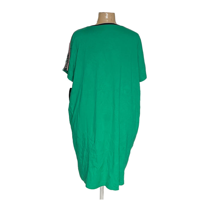 Tommy Hilfiger Plus Size Green Blouson Dress