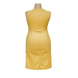 Talbots Yellow Shift Dress, Size 16