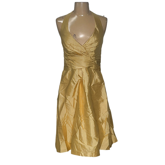 Yellow Alfred Angelo Sundress - Size 4