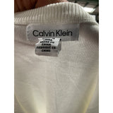 Calvin Klein White Rayon Blouse - Women's M