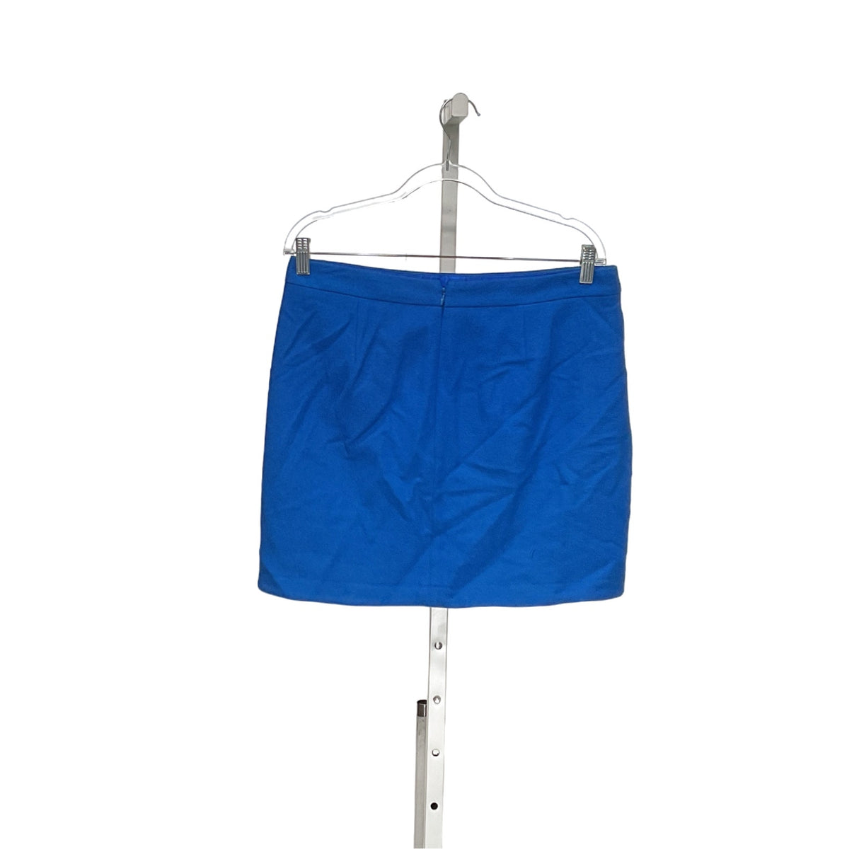 J. Crew Blue Wool Mini Skirt, Size 10