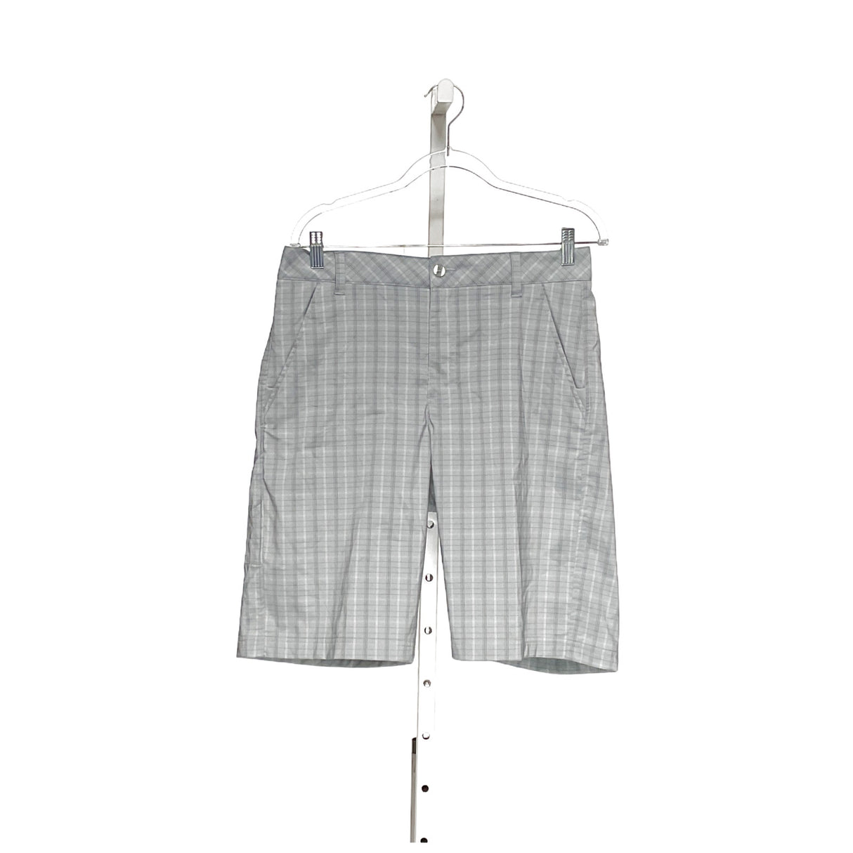 Fila Gray Plaid Bermuda Shorts 32