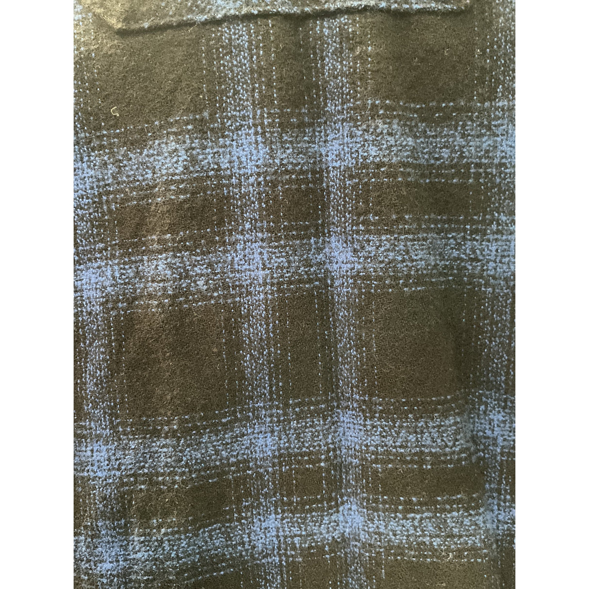 Kenneth Cole Blue Plaid Flannel Shirt
