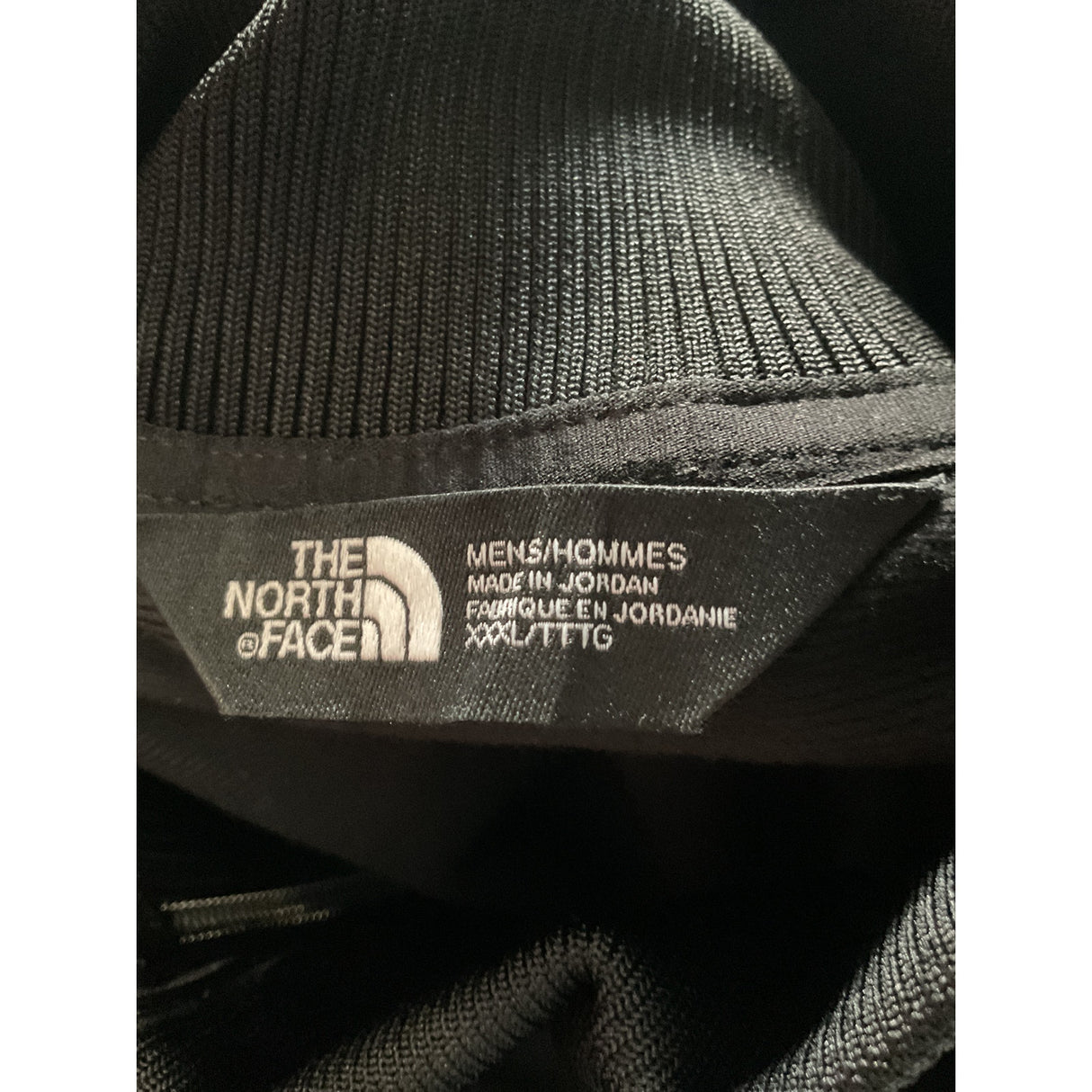 The North Face Men's 3XL Black Cotton Full Zip Sweater