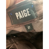 Paige Brown Straight Jeans - Size 27