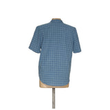 Orvis Men's Blue Short-Sleeve Button-Up Shirt