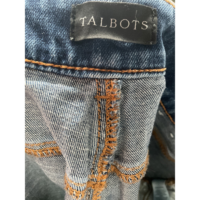 Talbots Blue Ankle Jeans, Size 10