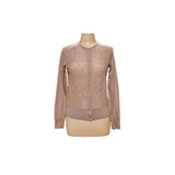 LOFT Beige Petite Lace Cardigan - Size M