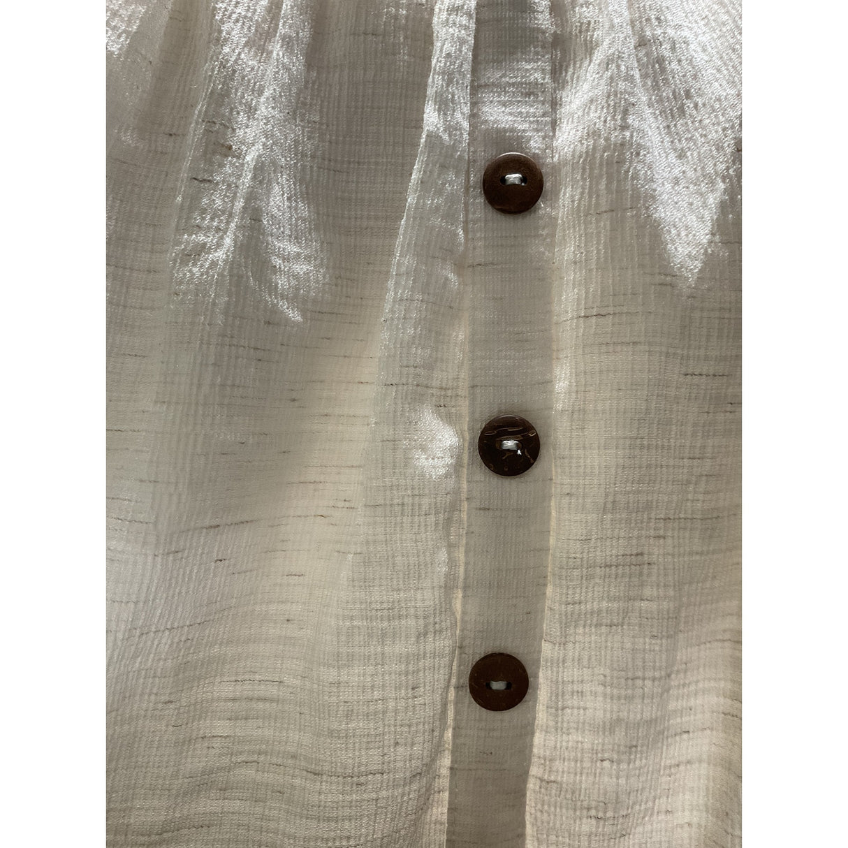 ZARA White Polyester Blouse