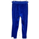 Calvin Klein Blue Plus Size Velvet Sweatpants