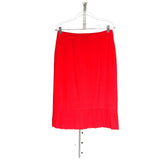 Kasper Red A-Line Skirt