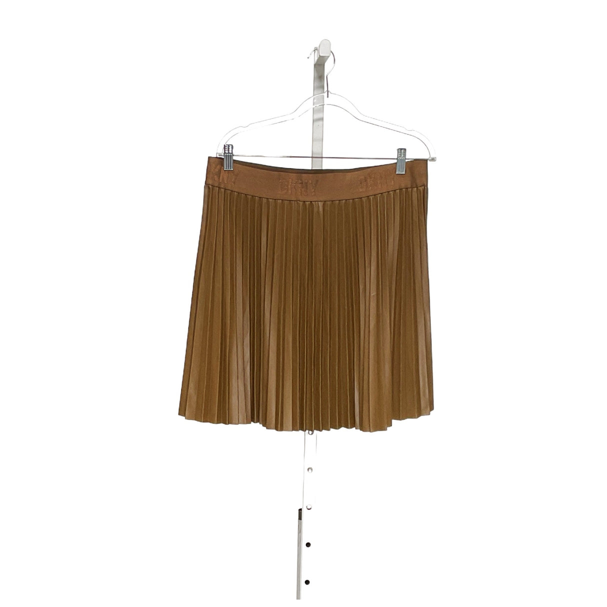 DKNY Brown Pleated Short Skirt L