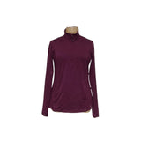 Eddie Bauer Women's Purple XL Henley Sweatshirt