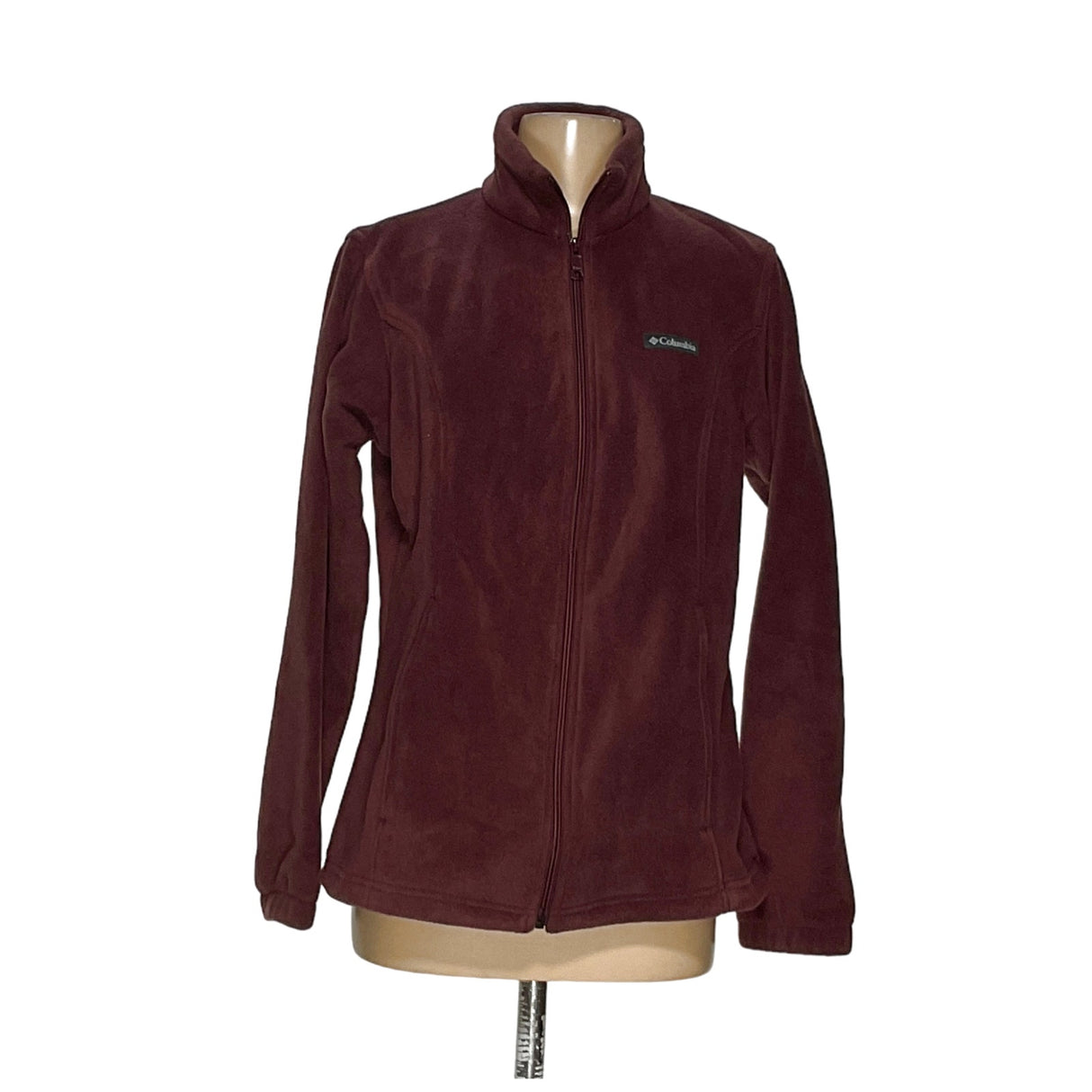 Columbia Brown Full-Zip Sweater