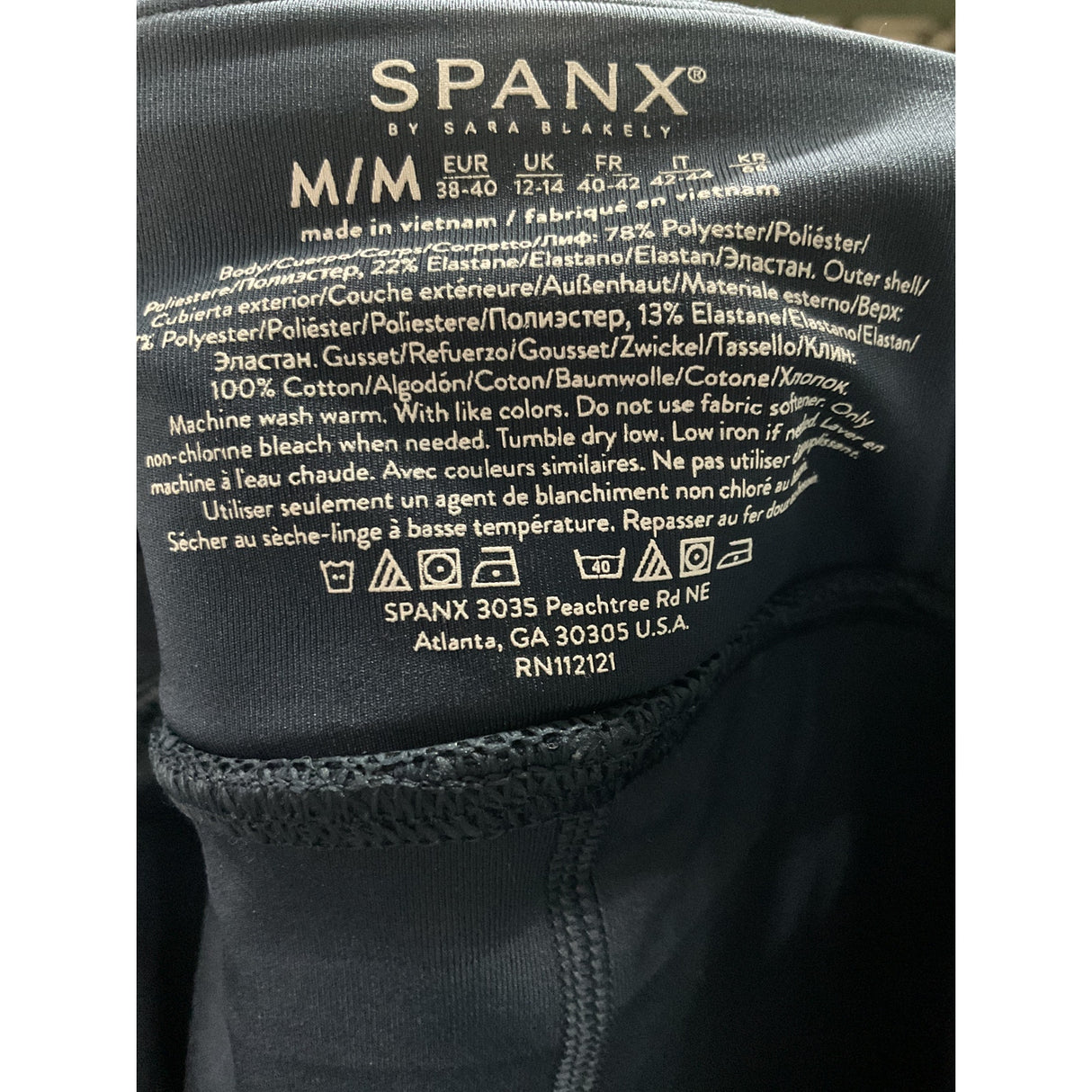 SPANX Blue Athletic Shorts