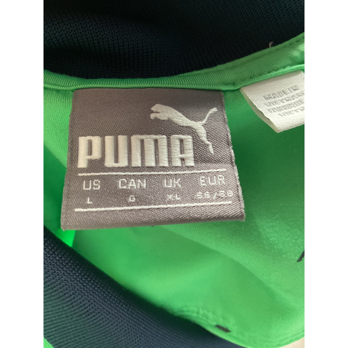 Puma Green Polo Shirt - Men's L