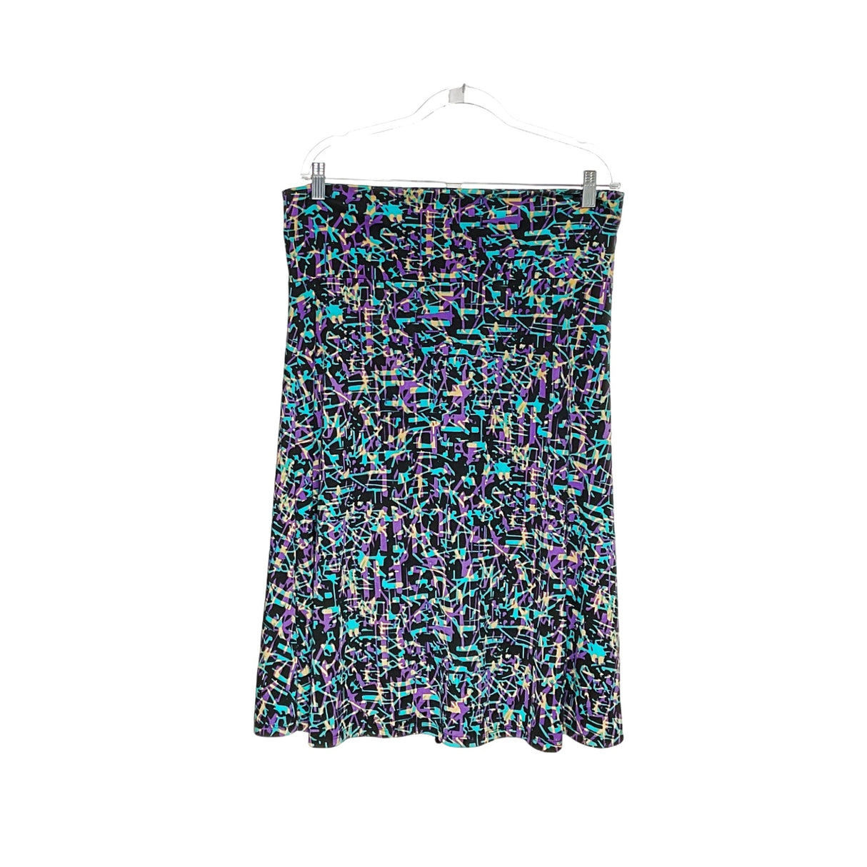 Lularoe Multicolor Plus A-Line Skirt