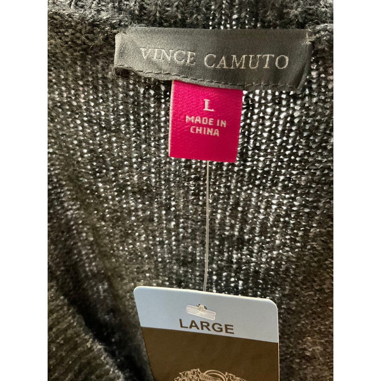 Vince Camuto Gray Pullover Sweater