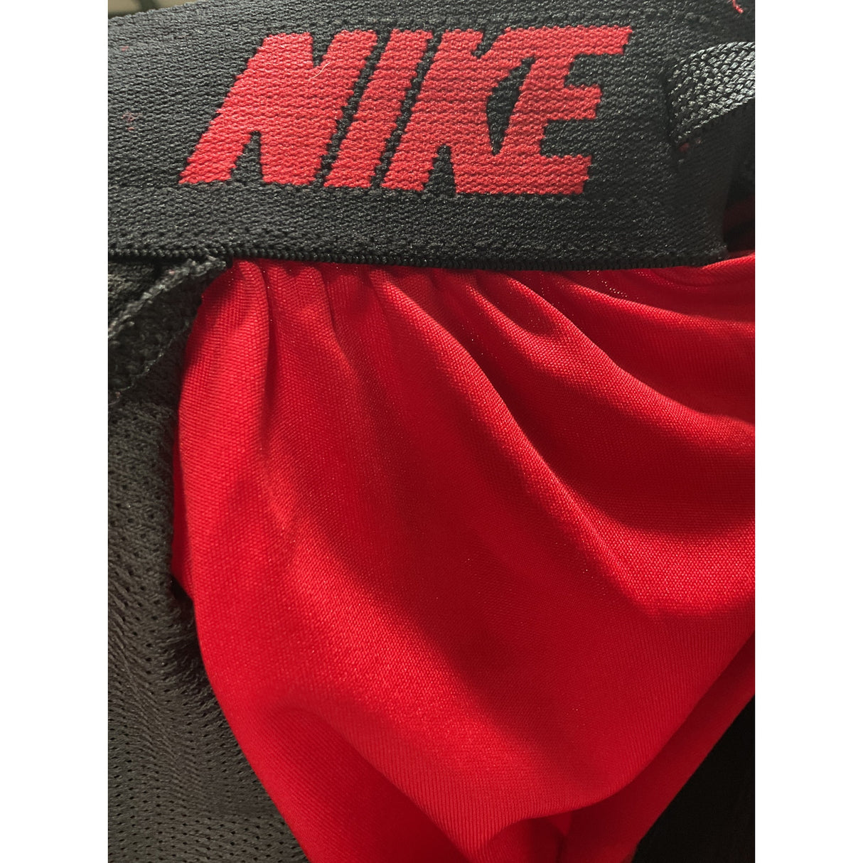 Nike Red Athletic Shorts - Men's S