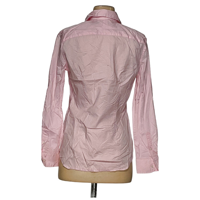 Lauren Ralph Lauren Women's Pink Button-Up XS