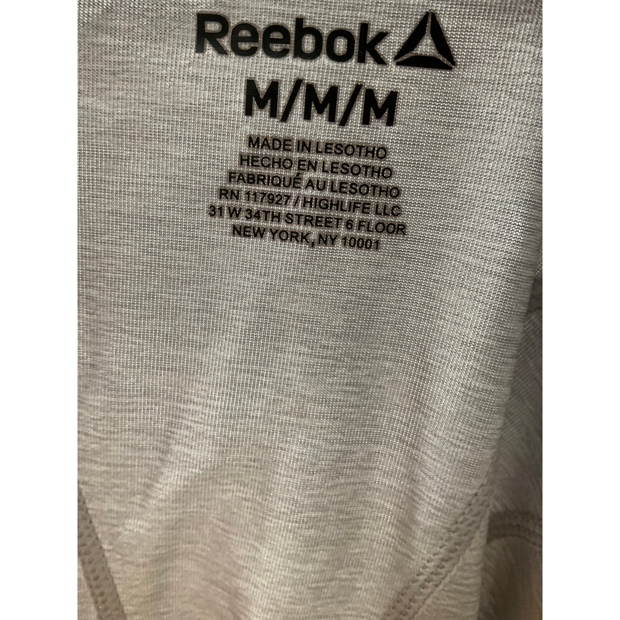 Reebok Gray Blouse - Women's M