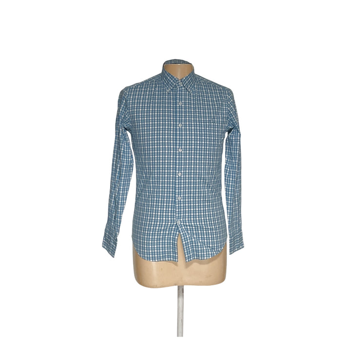 J. Crew Blue Cotton Button-Up Shirt