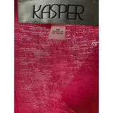 Kasper Pink Mesh Blouse - Women's M