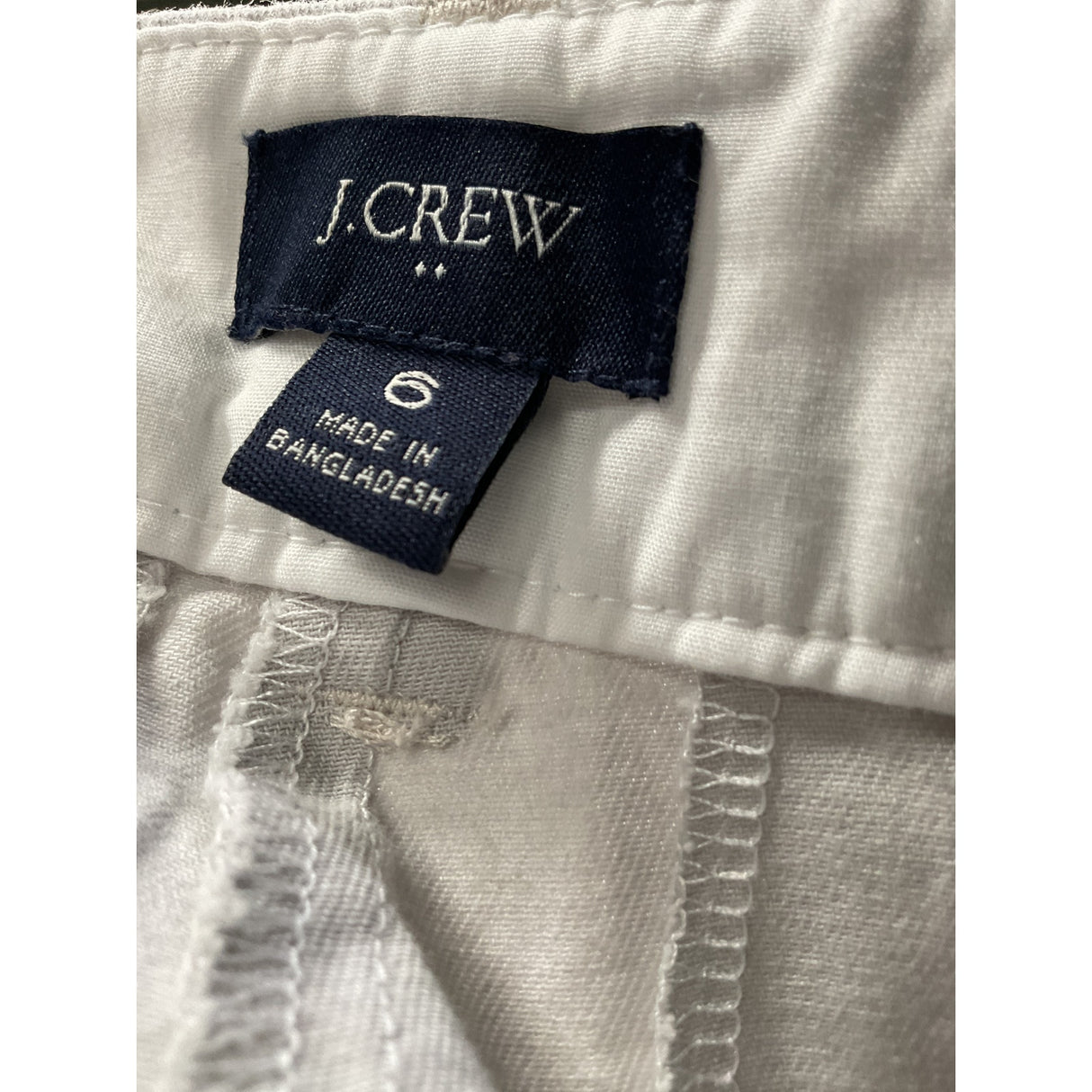 J. CREW Beige Bermuda Shorts - Women's 6