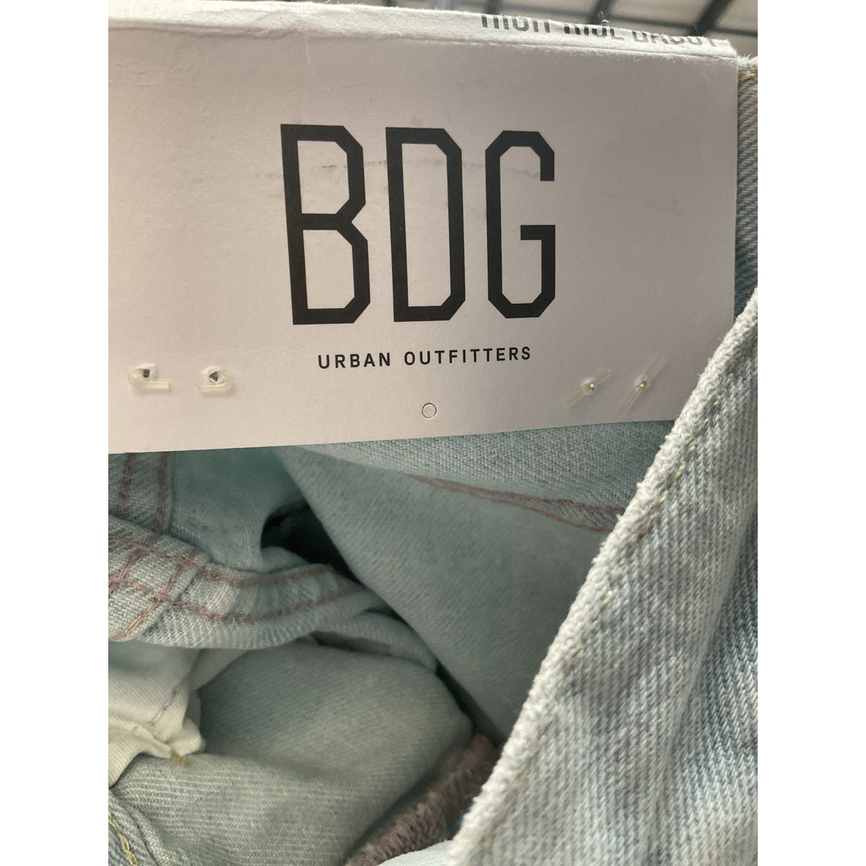 BDG Blue Straight Jeans