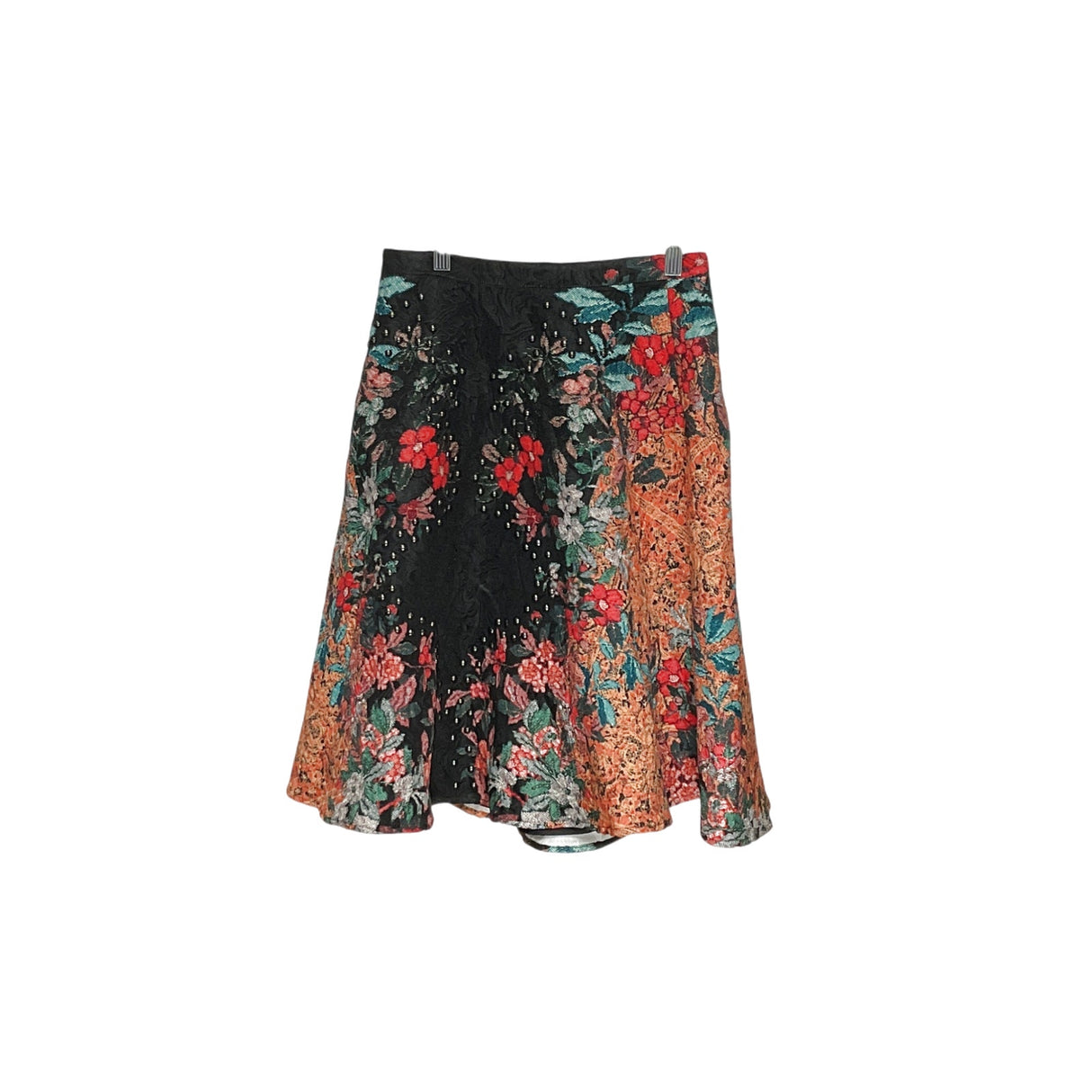 BEBE Multicolor A-Line Skirt - Size 4