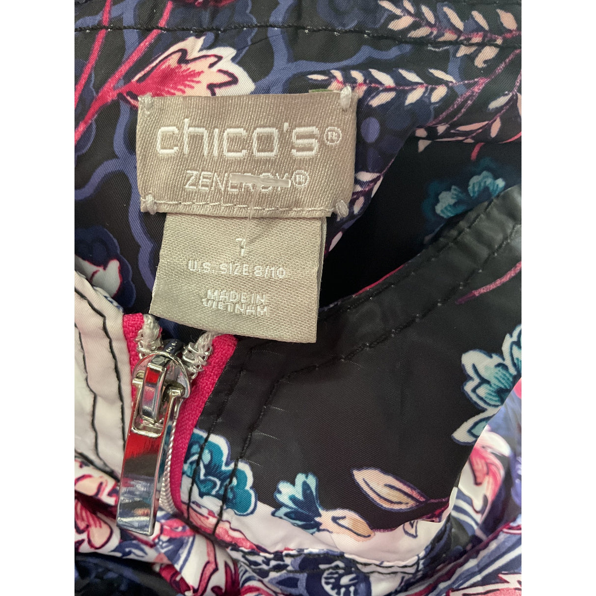 Chico's Windbreaker Jacket, Size 8/10