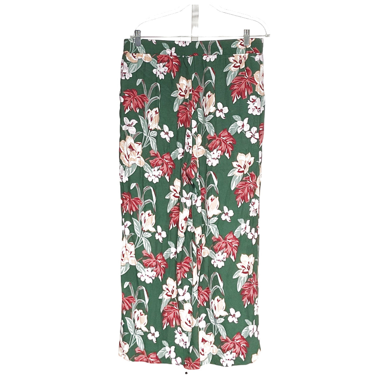 LOFT Multicolor Floral Print Palazzo Pants M