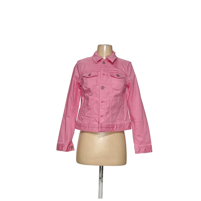 Talbots Pink Cotton Basic Jacket XS