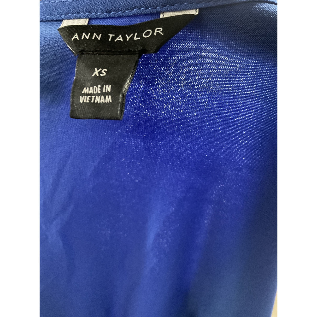 Ann Taylor Blue Polyester Blouse - Size XS